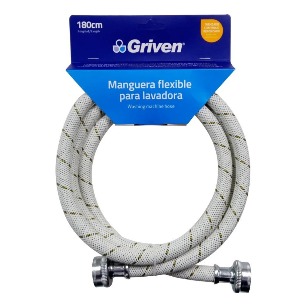 Manguera De Carga Para Lavadora 180 Cm Conexión Giratoria