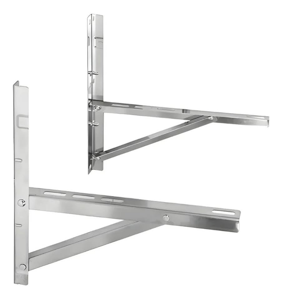Base Soporte Aire Acondicionado 42,5x46,2 Cm 1.5p Acero Inoxidable