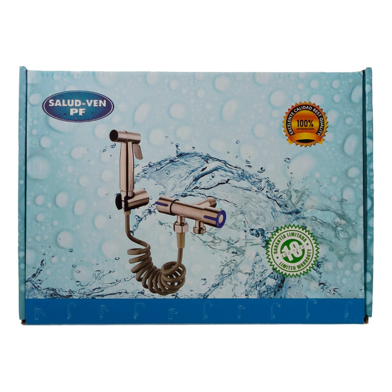 Kit De Ducha Telefono Bidet Para Baño Con Llave De Arresto