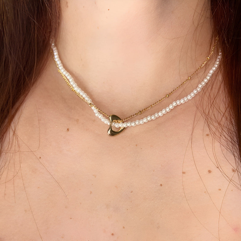 Cadena Con Perlas Para Dama Moda Y Elegancia