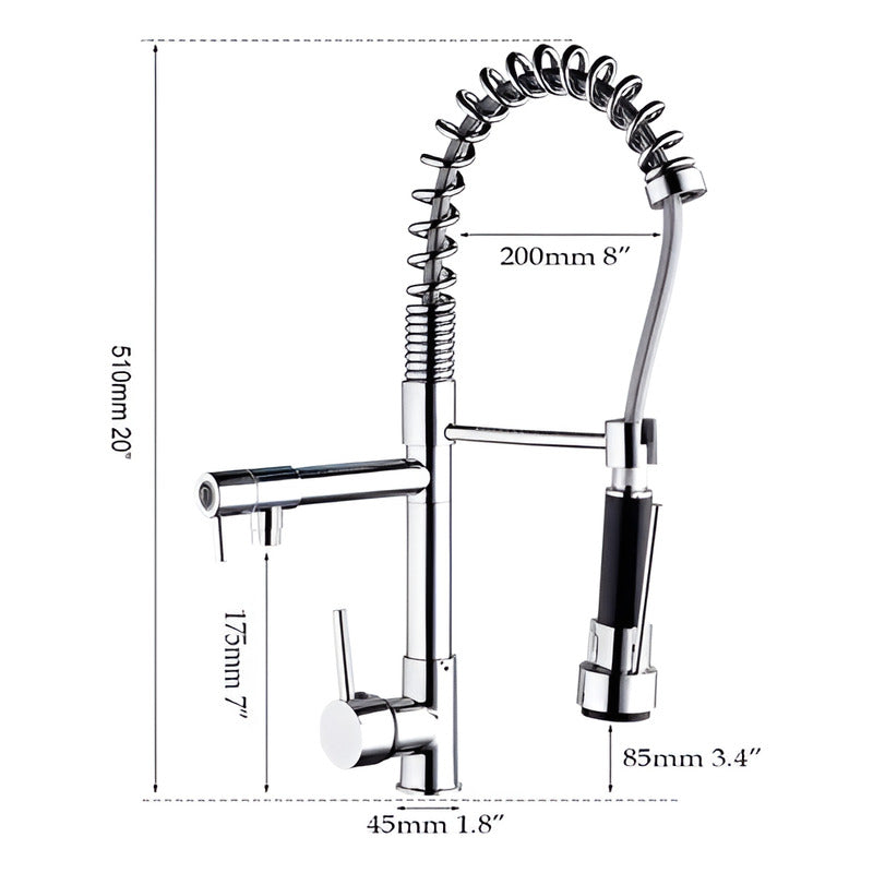 Grifo Llave Extensible Para Fregadero Cocina Lavaplatos