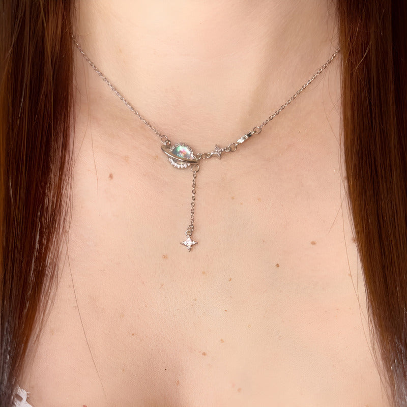 Cadena Con Dije Para Damas Fashion Acero Inoxidable