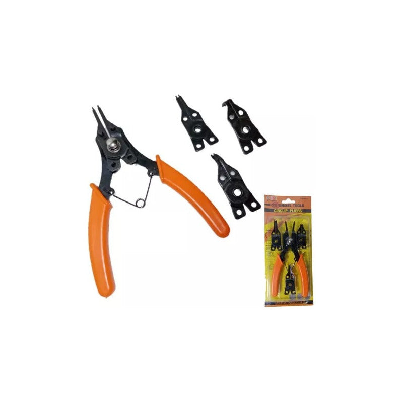 Pinza Alicate Saca Reten Juego 4 En 1 Diesel Tools