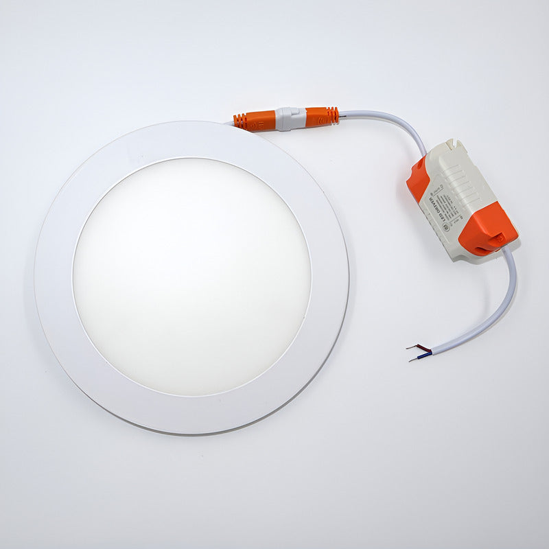 Lámpara Panel Led 12w Circular Empotrar 6.500k