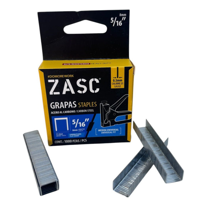 Grapas Para Tapicería Grapadora Manual 3/8 Caja 1000