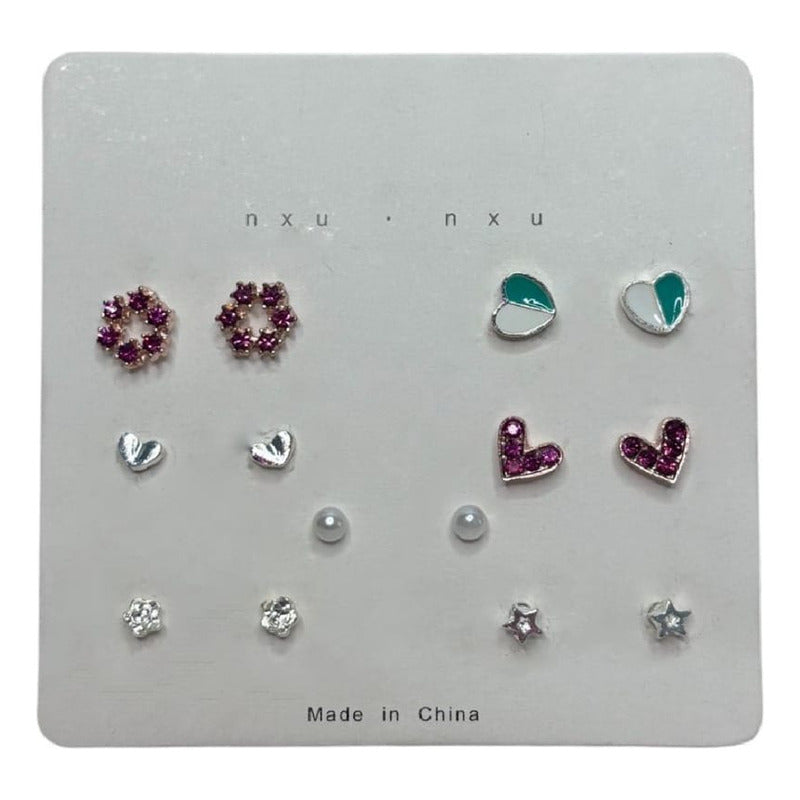 Zarcillos De Moda Floral Fiesta Diseño Mujer Trendy