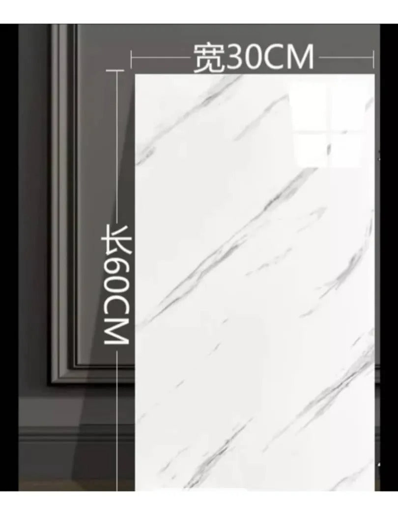 Laminas De Pvc Adhesivas Decora Piso Paredes Baño Y Cocina 30x60cm