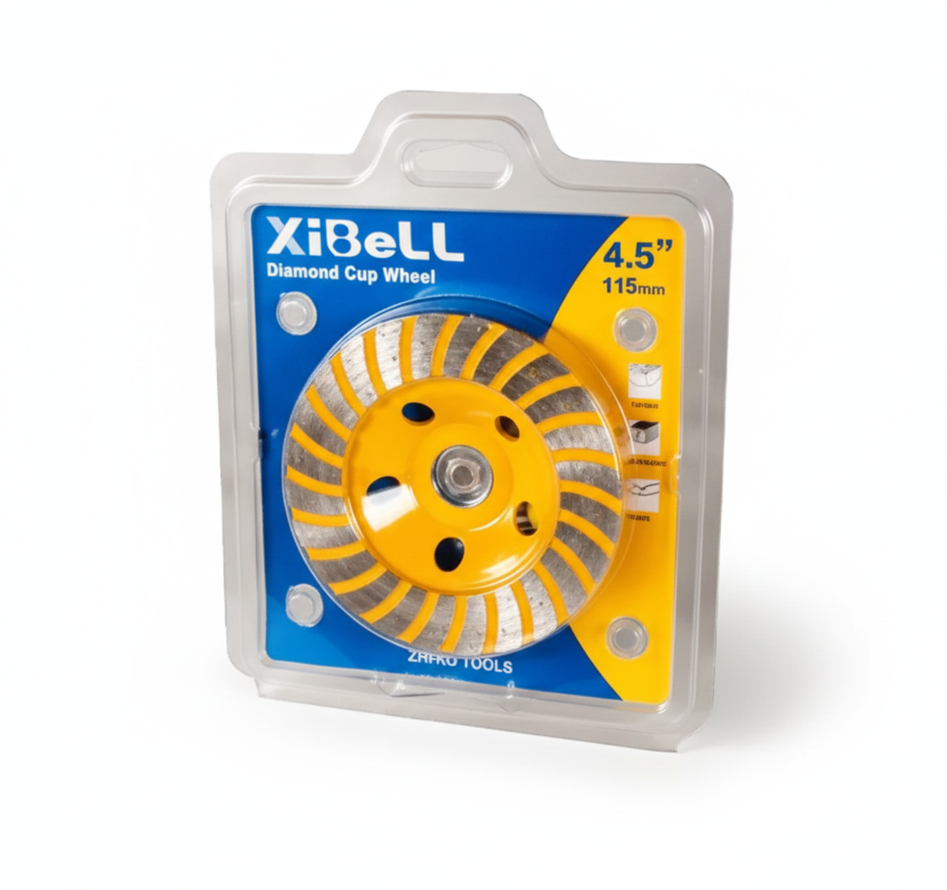 Disco Abrasivo Turbo Diamantado 4 1/2" Mármol Granito Hormigón