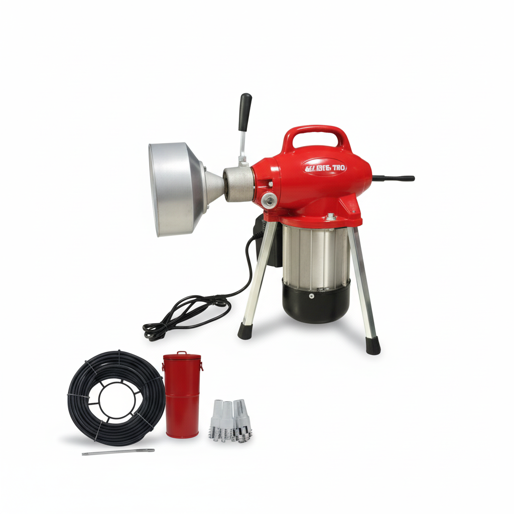 Destapador Cañeria 110v 1hp-750w 20mt