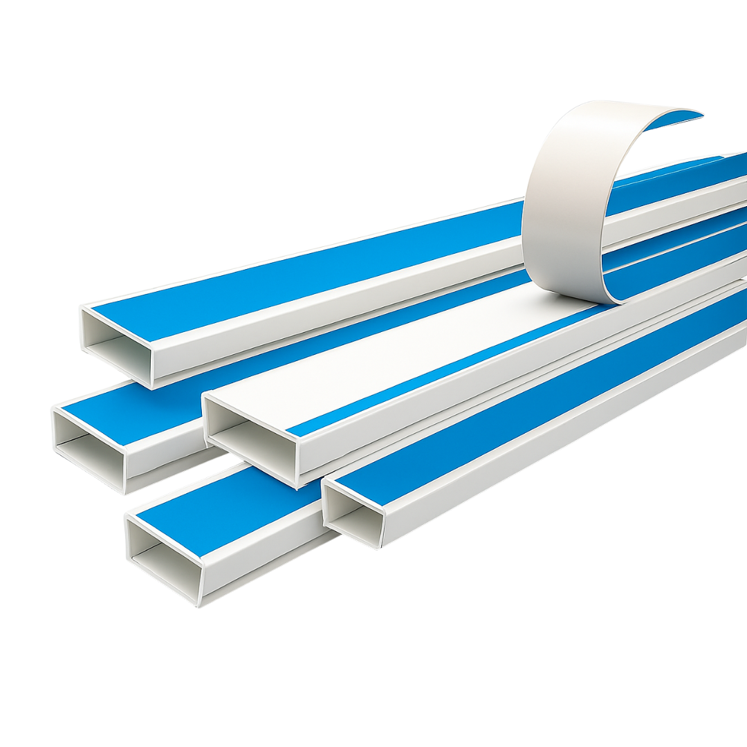 Canaleta Para Cables Pvc 10 X 10 Autoadhesiva 2 Mts