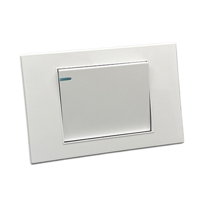 Apagador Interruptor Blanco De Lujo Sencillo