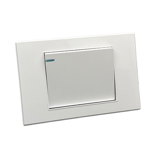 Apagador Interruptor Blanco De Lujo Sencillo