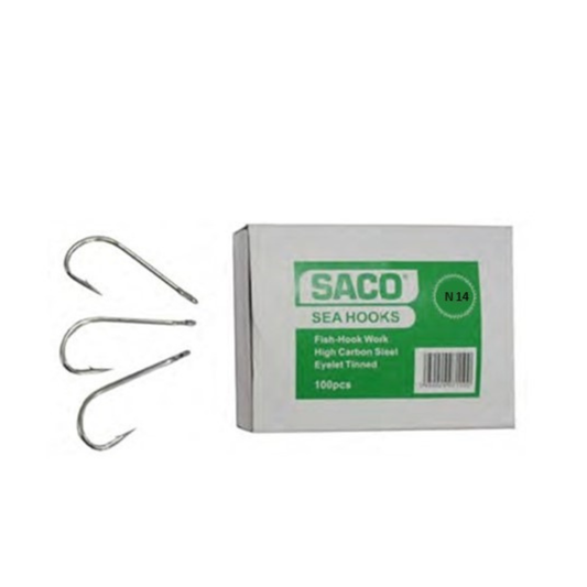 Anzuelo O Gancho Para Pesca Numero 14 Caja 100uni