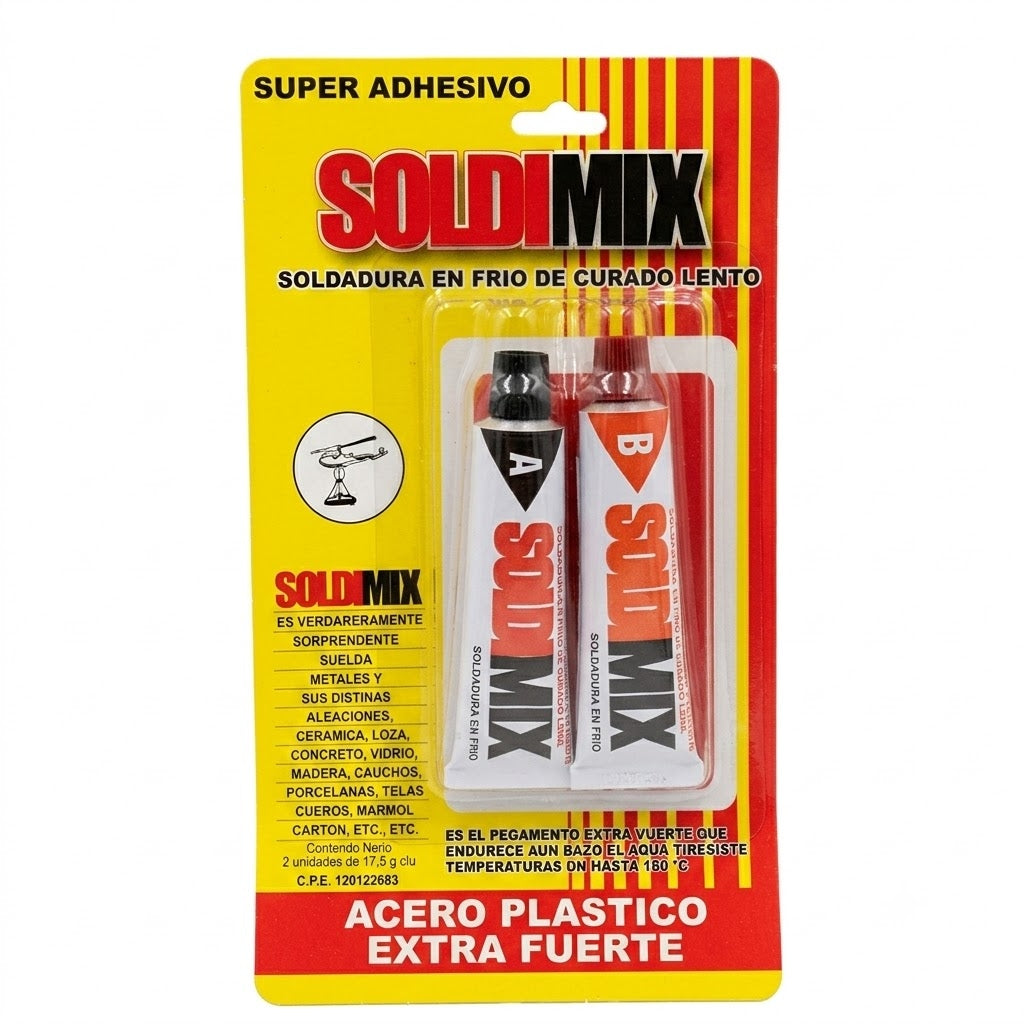 Soldimix Acero Plastico Extrafuerte