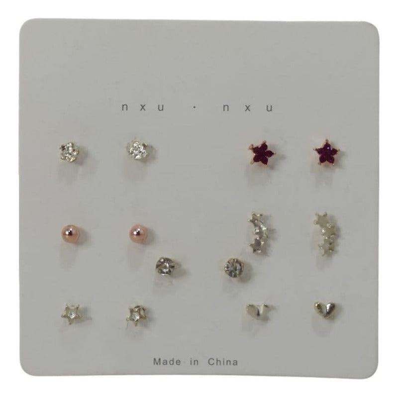 Zarcillos De Moda Floral Fiesta Diseño Mujer Trendy