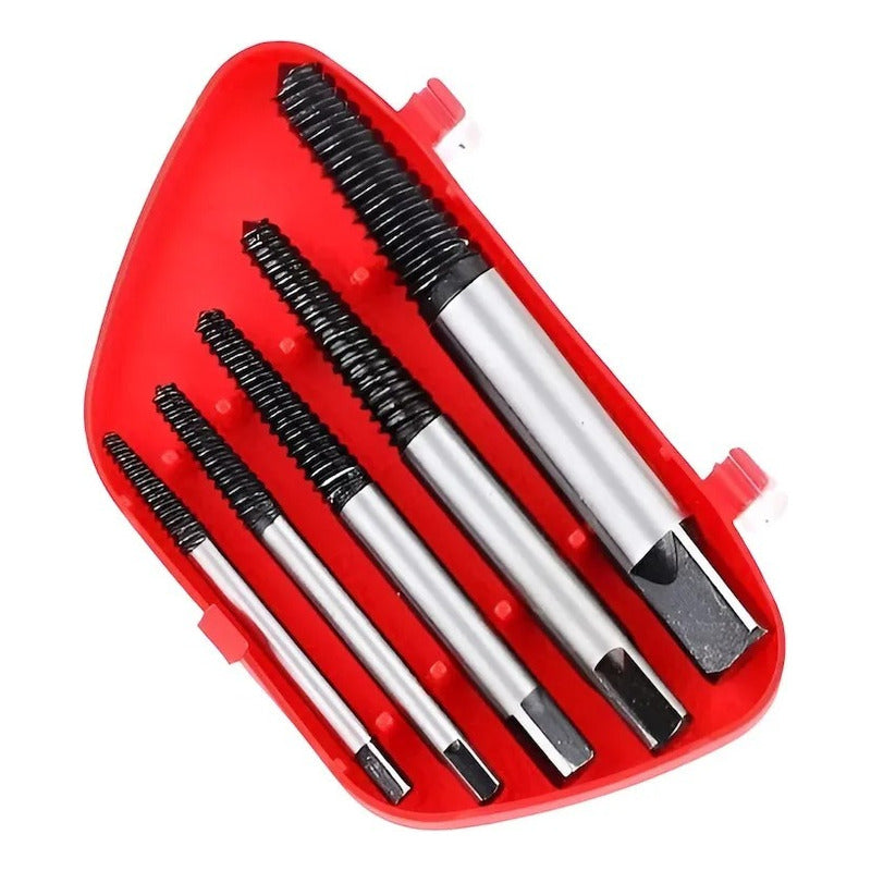 Juego Kit Extractor De Tornillos Pernos De 5 Piezas