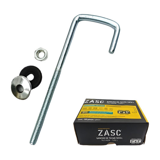 Gancho Para Techo2x1  Largo Zasc Caja 100 Unidades