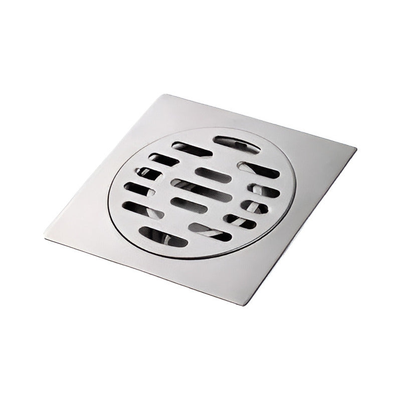 Rejilla Centro Piso Antiolor 4x4 Acero Inoxidable Aquafina