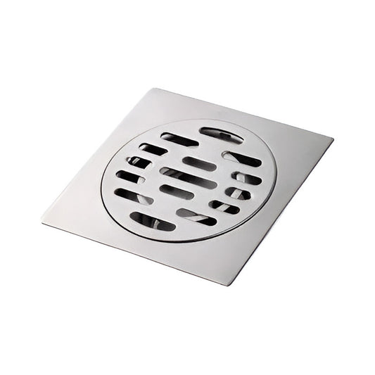 Rejilla Centro Piso Antiolor 4x4 Acero Inoxidable Aquafina