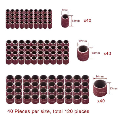 Kit 132 Piezas Accesorios Dremel Bandas De Lijado Vástagos