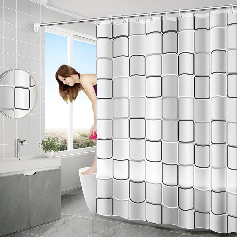 Cortinas De Baño Lavables 170x180cm