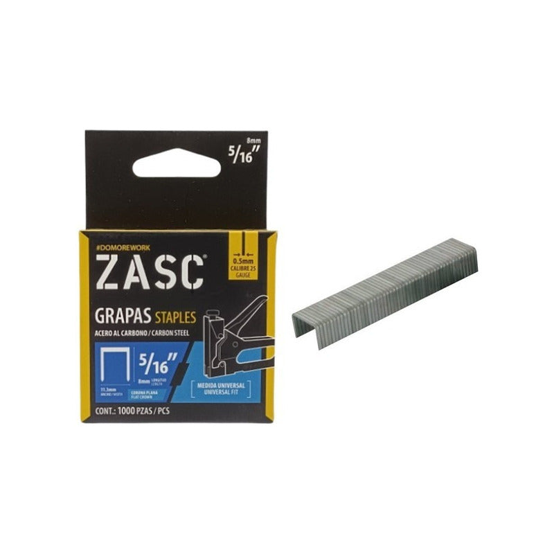 Grapas Para Tapicería Grapadora Manual 3/8  Caja 1000