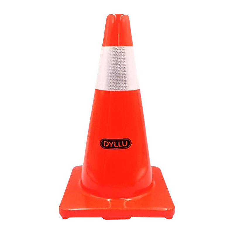 Cono Vial De 45cm  Flexible Con Cinta Reflectiva