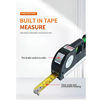Medidor Nivel Laser Multiusos Con Cinta Métrica