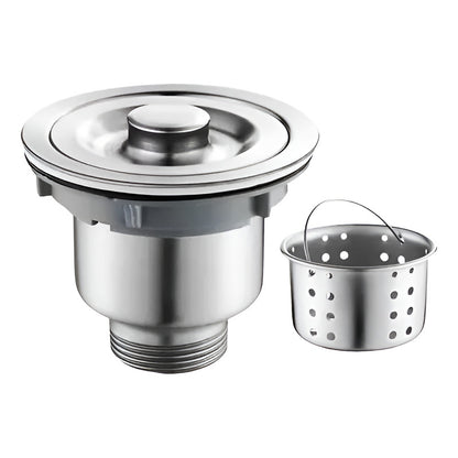 Desagüe Cesta Lavaplatos Fregadero En Acero Inoxidable