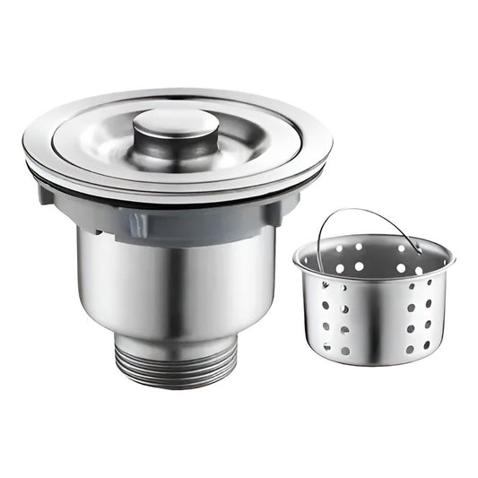 Desagüe Cesta Lavaplatos Fregadero En Acero Inoxidable