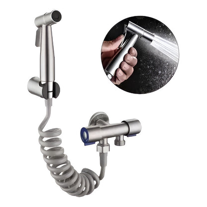 Kit Ducha Tipo Teléfono Bidet Llave Arresto Doble