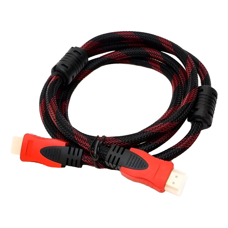 Cable Full HDMI Con Malla Reforzado 10 Mts Wash 3d Tv Blue-ray