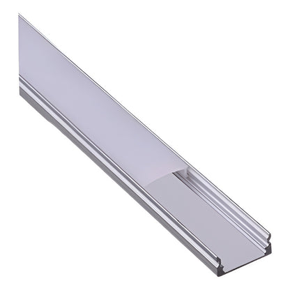 Perfil Led Riel Superficial Para Cinta Led Aluminio 2 Metros