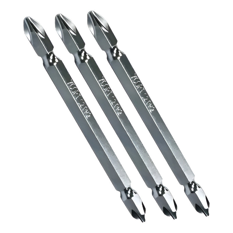 Puntas De Estrías 3 Unidades Para Taladro Destornillador