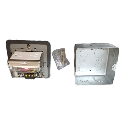 Toma Corriente Oculto Para Piso Mesas Topes Empotrable