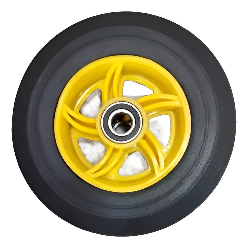 Rueda Caucho Maciza De Carrucha De 10 Pulgadas