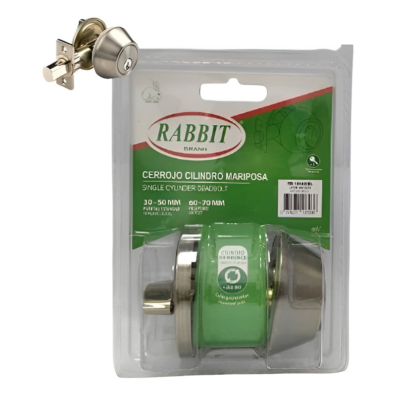 Cerradura Para Puerta Cerrojo Mariposa Marca Rabbit