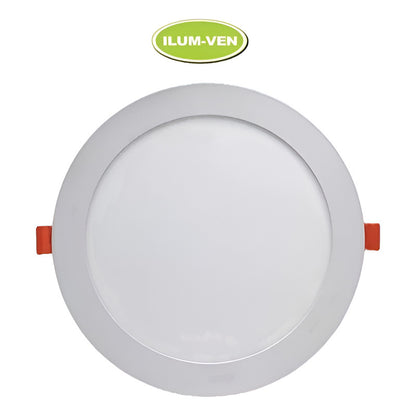 Lampara Led Redonda De Empotrar Ultra Plana 18w