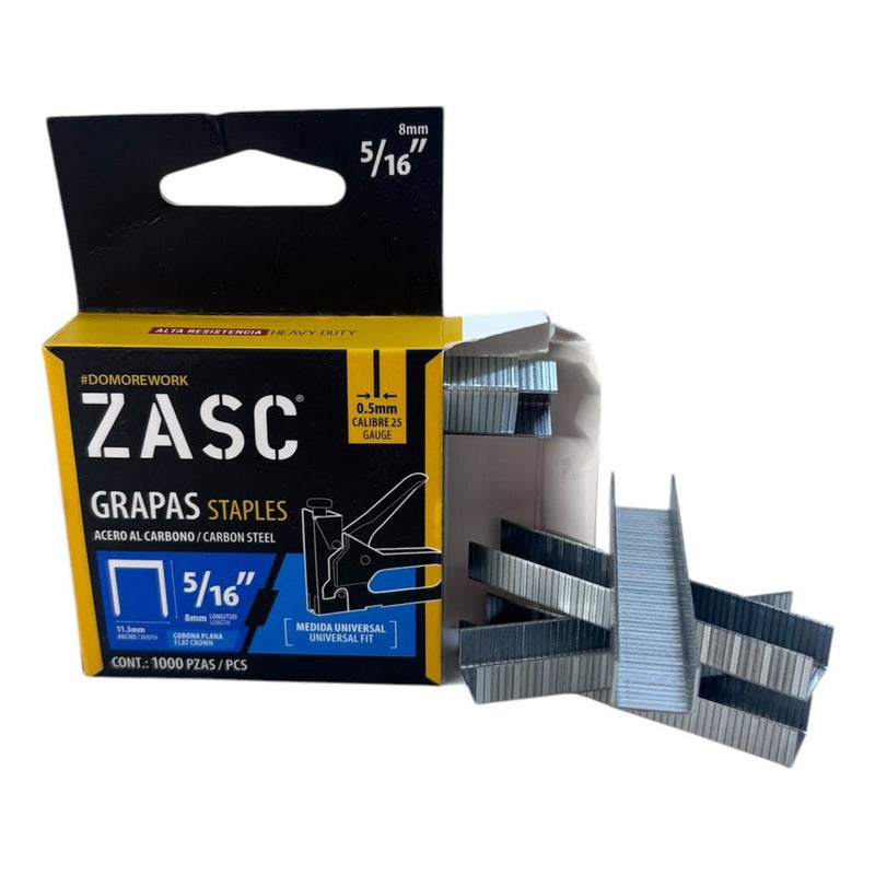 Grapas Para Tapicería Grapadora Manual 3/8  Caja 1000