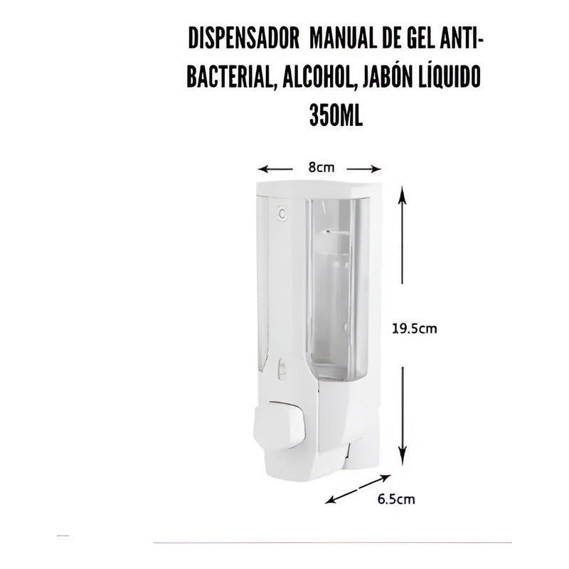Dispensador De Jabón Liquido O Shampoo Despachador Para Baño