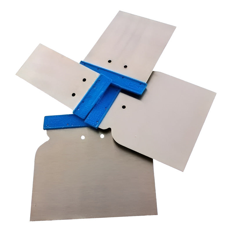 Espátulas Latonero Juego De 4 Piezas Metálicas