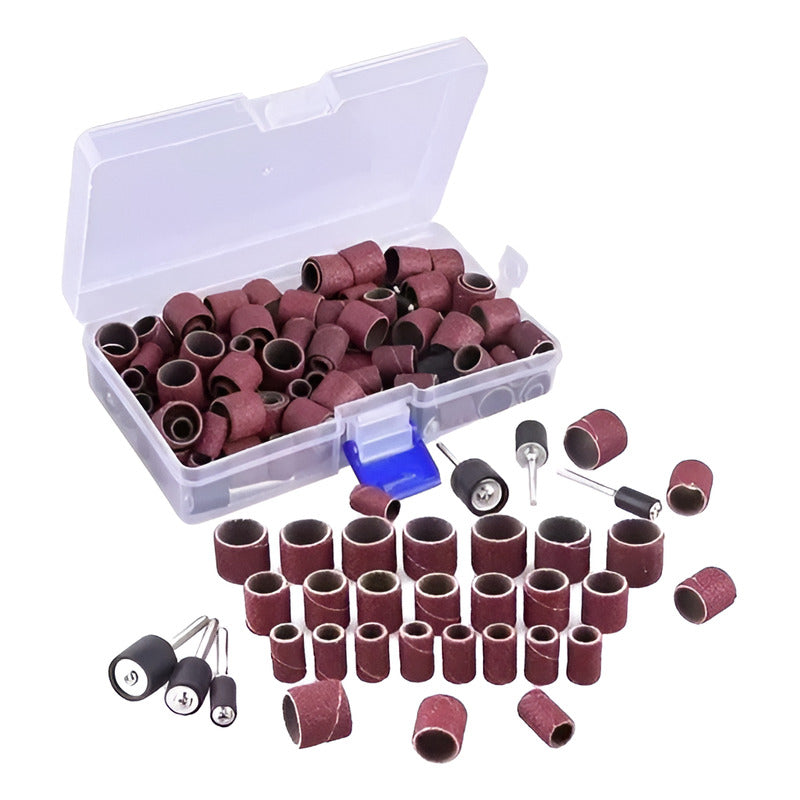 Kit 132 Piezas Accesorios Dremel Bandas De Lijado Vástagos