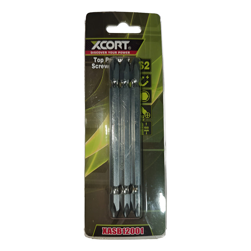 Puntas De Estrías 3 Unidades Para Taladro Destornillador