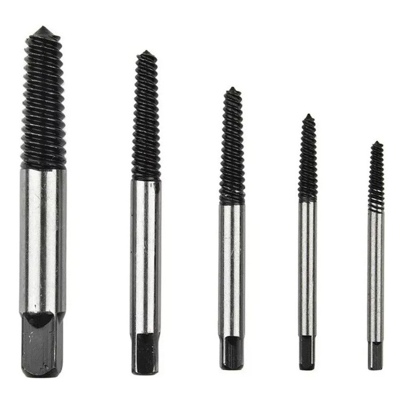Juego Kit Extractor De Tornillos Pernos De 5 Piezas