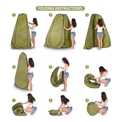 Carpa Tienda De Campaña Portátil Camping Baño Vestidor