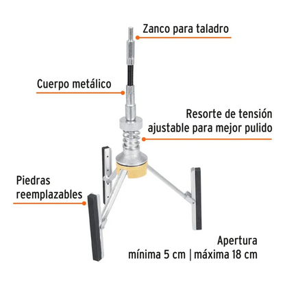 Rectificador De Cilindro Bruñidor De Motor Pata De Gallina
