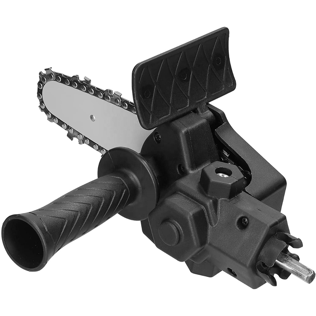 Convertidor De Taladro De Mano A Mini Sierra De Cadena 6 Pulgadas