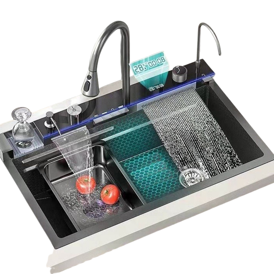 Fregadero Lavaplatos Moderno De Lujo Multifuncional 80X45cm Empotrable