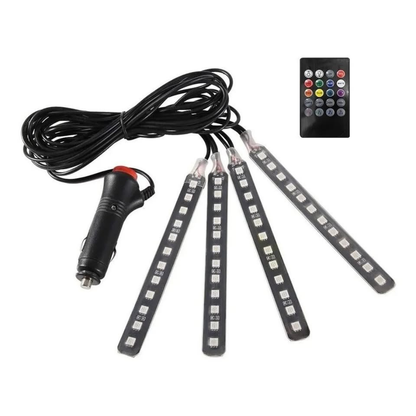 Kit Luces Led Rgb 5050 Multicolor Para Interior De Carros
