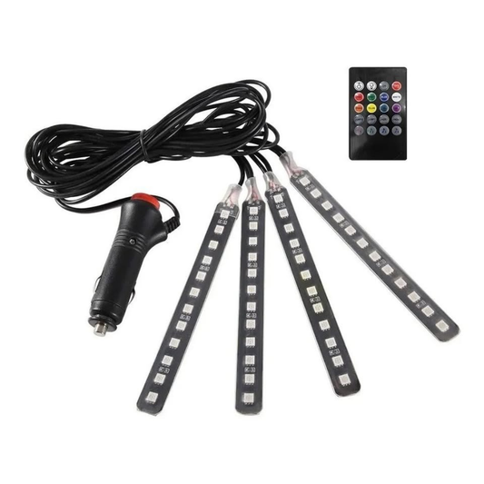 Kit Luces Led Rgb 5050 Multicolor Para Interior De Carros